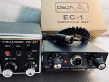 5 Pin Din REALISTIC DELTA EC1 MIC AMPLIFIER w/ ECHO CHAMBER & ROGER BEEP CB