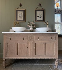 Oak Antique Vintage Double