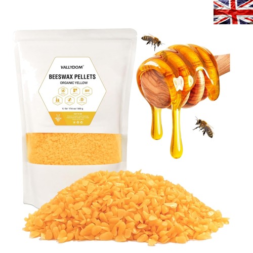500g natural yellow beeswax - natural,