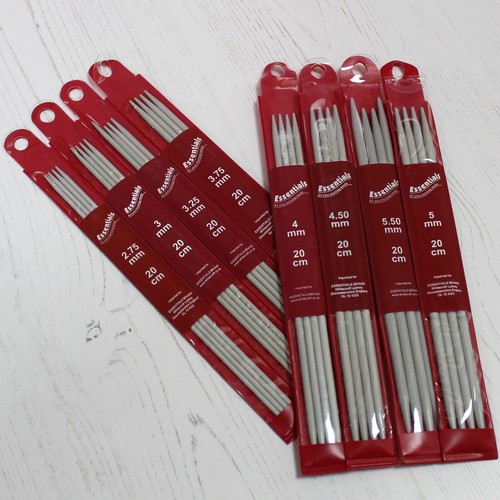 Double pointed knitting - double,