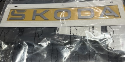 Skoda front badge emblem - front,