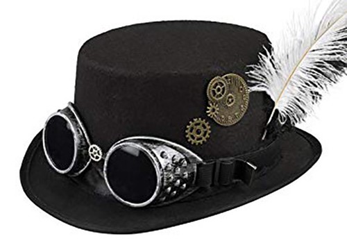 Victorian steampunk top - steampunk, hat