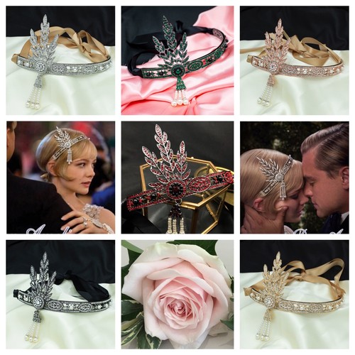 Great gatsby 1920s headband - gatsby,