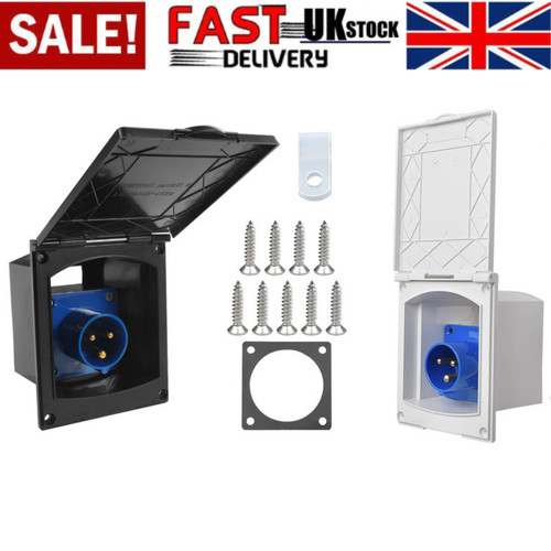 230v 240v mains hook inlet - 230v,