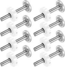 8 Baby Gate Extension Rods Kit: 4 Stair Gate Screws + 4 Baby Gate Wall Pressure