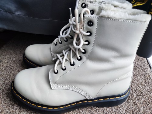 Martens 1460 cream - dr, /grey