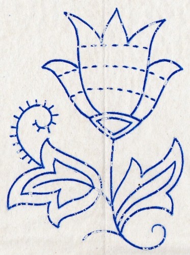 Vintage embroidery transfer - embroidery,