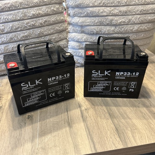New pair 12v - 12v, 33ah
