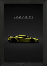 Yellow Lamborghini Aventador