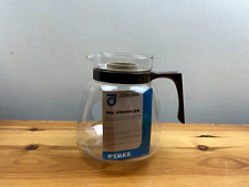 1970s PYREX JOBLING GLASS COFFEE JUG POT PERCOLATOR & HEAT SPREAD GRID VINTAGE