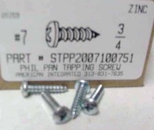 #7x3/4 Pan Head Phillips