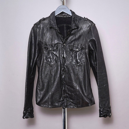 All saints leather shirt - all,