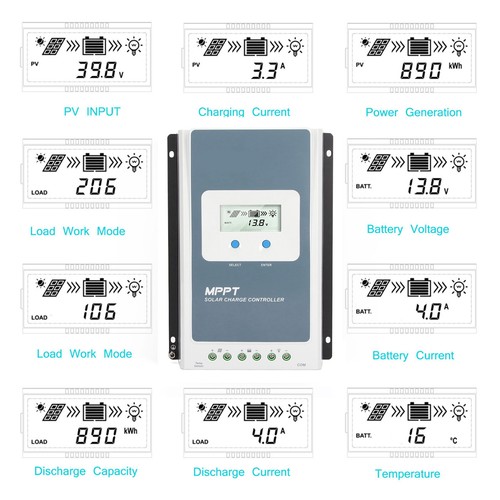 New 40a mppt solar - new,