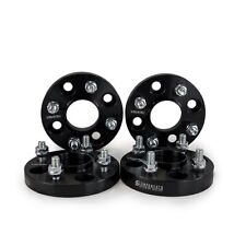 FIT FORD FIESTA MK6 MK7 ST150 15MM ALUMINIUM BLACK WHEEL SPACERS X4 HUBCENTRIC