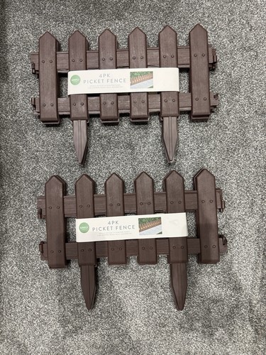 Picket fence brown - 8, x