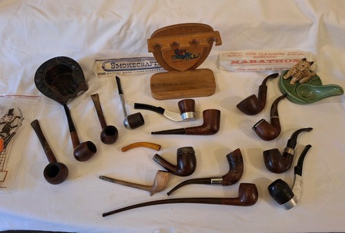 Estate pipes tobacciana wooden - estate,