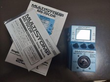Zoom MS-70CDR Guitar Multi-Effects Pedal Chorus Delay Reverb Blue Used Excellent