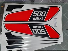 YAMAHA XT500 1976 TANK DECALS