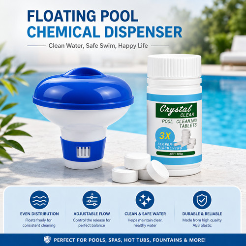 100 chlorine tablets - 100, +floating