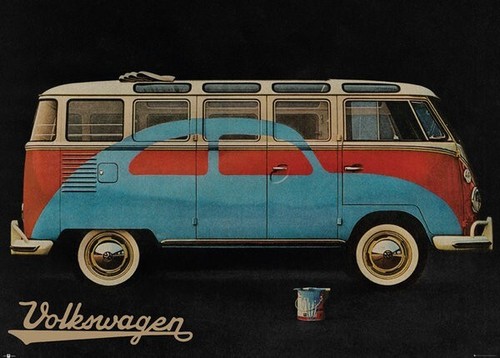 Giant poster volkswagen - poster, vw
