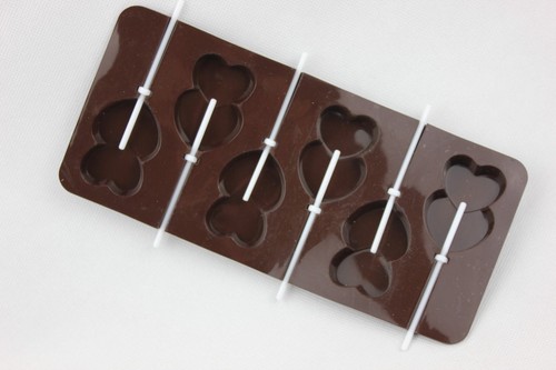 Star heart lollipop mould - &,