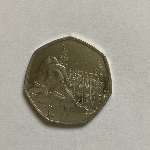 2019 paddington bear 50p coin - bear,