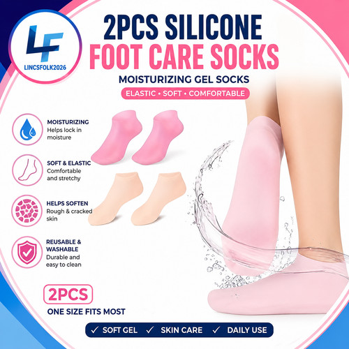 2pcs silicone foot - foot, socks
