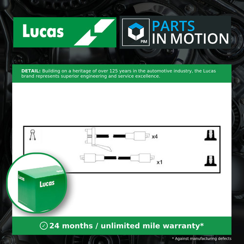 Leads ignition cables - leads, set