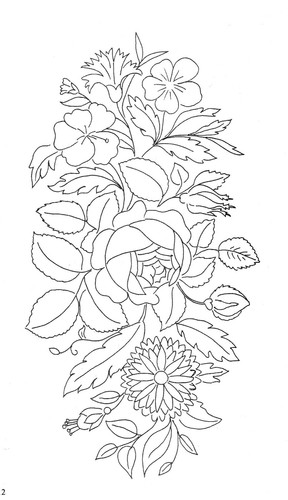 Embroidery transfer iron - on,