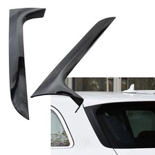 2xGloss Black Rear Window Side Spoiler Canard Splitter Trim Fit Audi A6 C7 Avant