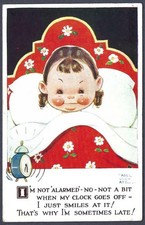 I'm not alarmed, no not a bit