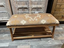 KILIM KELEM FLAT WEAVE WOODEN