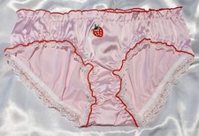 Womens Cute Sweet Pink Silk