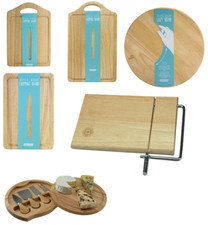 Solid Rubber Wood Rectangular Dicing Board Bread Roll Cutting Meat Chopping Food