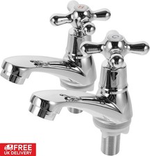 2X Twin Taps Set Hot and Cold