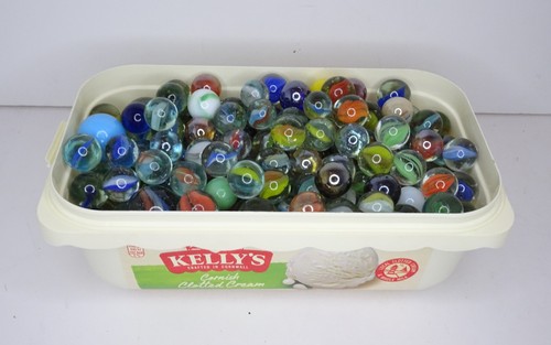 5kg vintage glass marbles - 1.5kg,