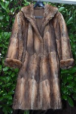 Vintage real fur coat Size 14