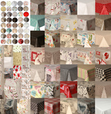 PLAIN PRINTED LUXURY PARTY EVENTS VINYL OIL PVC TABLE CLOTH COVER ALL OCCASIONS