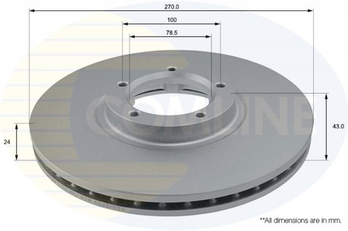 Front brake discs - discs, set