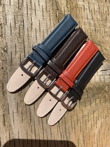 Deer leather watch strap - deer,