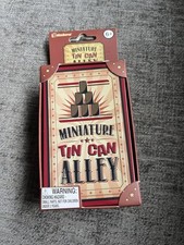 Miniature Tin Can Alley Game