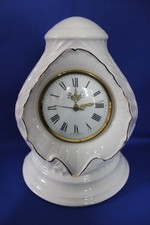 " BELLEEK MANTLE CLOCK -IN SUPERB WORKING CONDITION - WITH A NEW BATTERY "