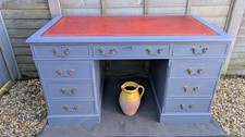 Painted kneehole pedestal - kneehole, /