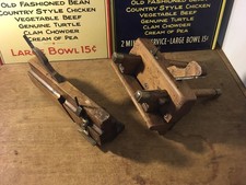 Two Antique 19th Century Wood And Brass Woodworking Planes
