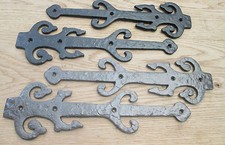 CAST IRON VICTORIAN STYLE ORNATE DESIGN DUMMY FALSE HINGE FRONTS
