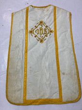 Vintage Embroidered IHS Church