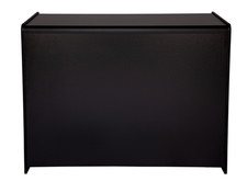 BLACK 1200mm COUNTER  WITH SHELF RETAIL DISPLAY SHOP FITTINGS CASH TILL WRAP NEW