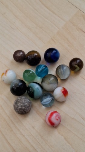 Vintage marbles - 15,