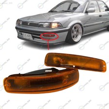BUMPER CORNER LIGHTS LAMP FRONT LAMP ASSY PAIR FOR TOYOTA COROLLA TWINCAM AE92