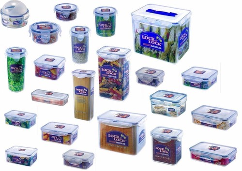 Lock and plastic - lock, food